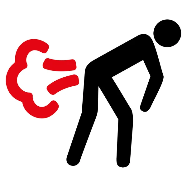 Fart Flat Icon — Stock Photo, Image