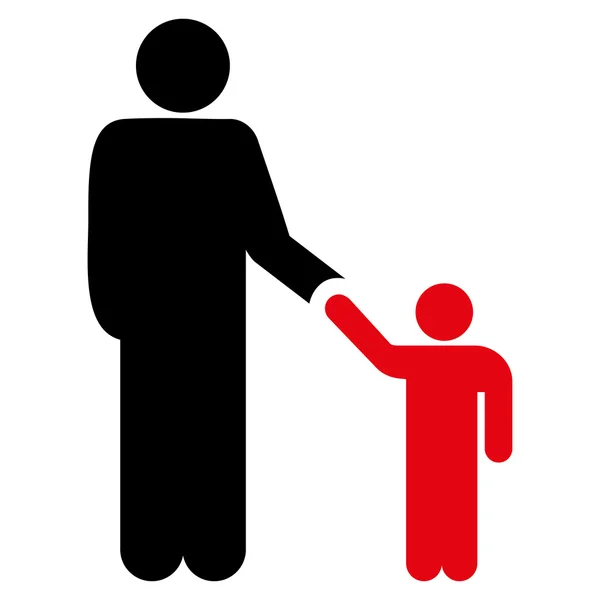 Father With Son Icon — Stock Photo, Image