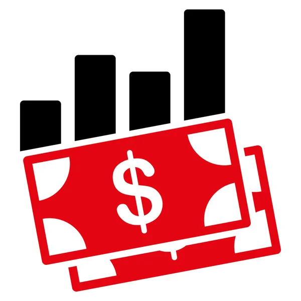 Sales Bar Chart Icon — Stock Photo, Image