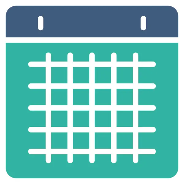 Kalendarz płaska ikona — Zdjęcie stockowe