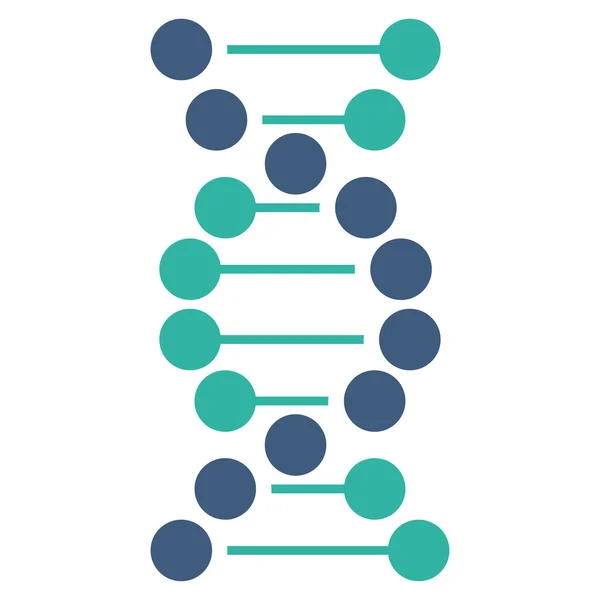 DNA düz simgesi — Stok fotoğraf