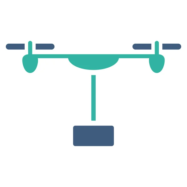 Drone transporten ikonen — Stockfoto