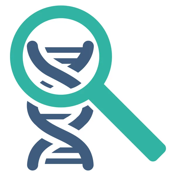 Verkennen van Dna pictogram — Stockfoto