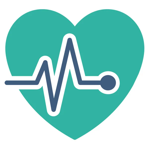 Heart Pulse Icon — Stock Photo, Image