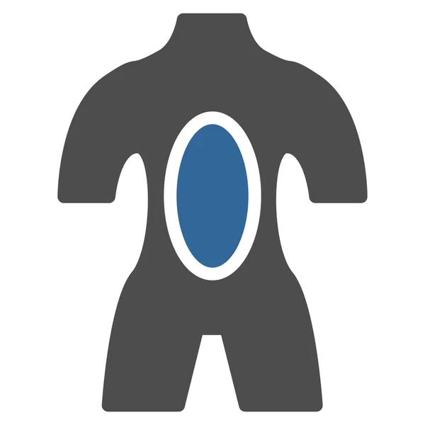 Анатомическая плоская икона — стоковое фото
