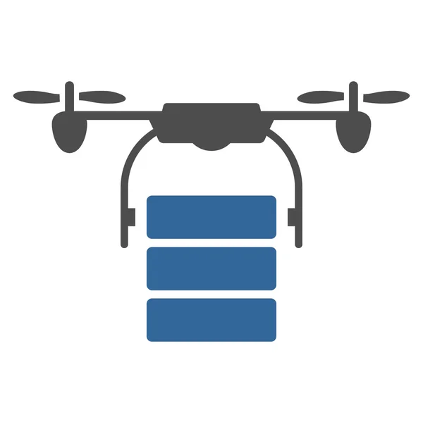 Rakomány Drone Icon — Stock Fotó