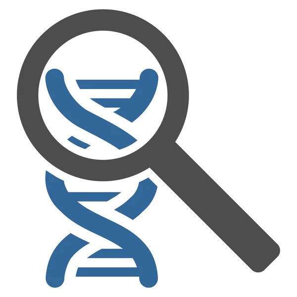 Explorar ícone de dna — Fotografia de Stock