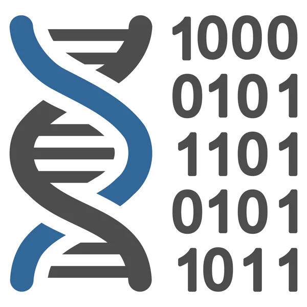 遗传代码图标 — 图库照片