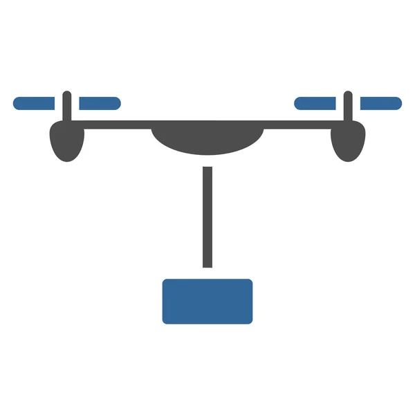 무인 항공기 선적 아이콘 — 스톡 사진