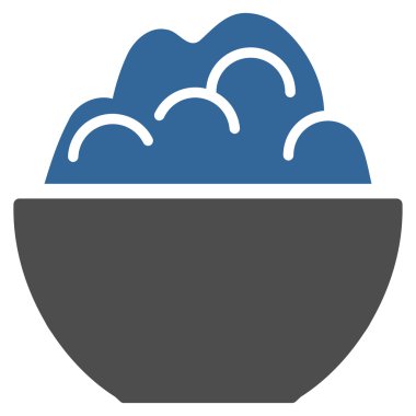 Porriage düz simgesi