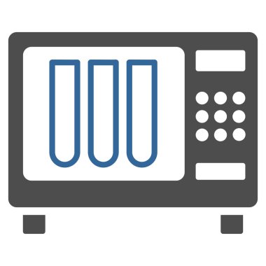 Sterilizatör düz simgesi