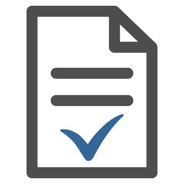 Valid Document Icon clipart