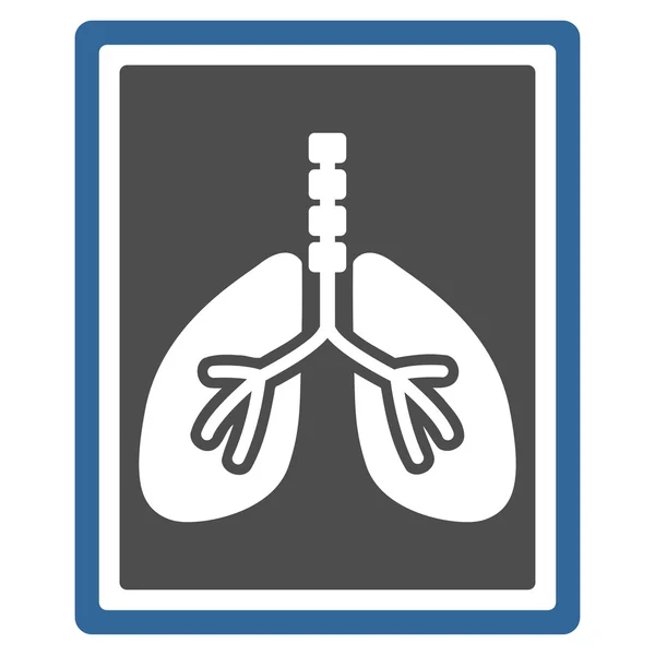 Lungs X-Ray Photo Icon — Stock Photo, Image