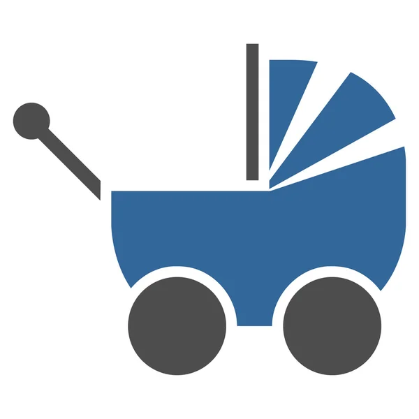 Pram Flat Icon — Stock Photo, Image