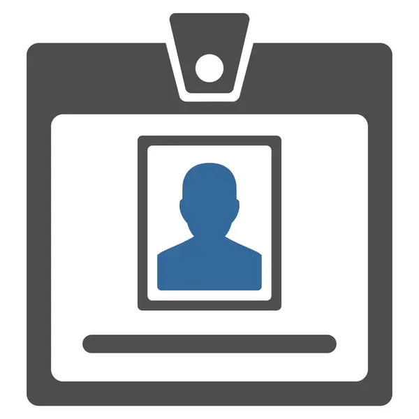 Person Badge Icon — Stock Photo, Image