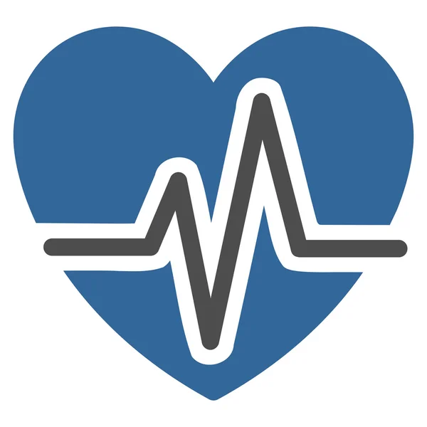 Heart Diagram Icon — Stock Photo, Image