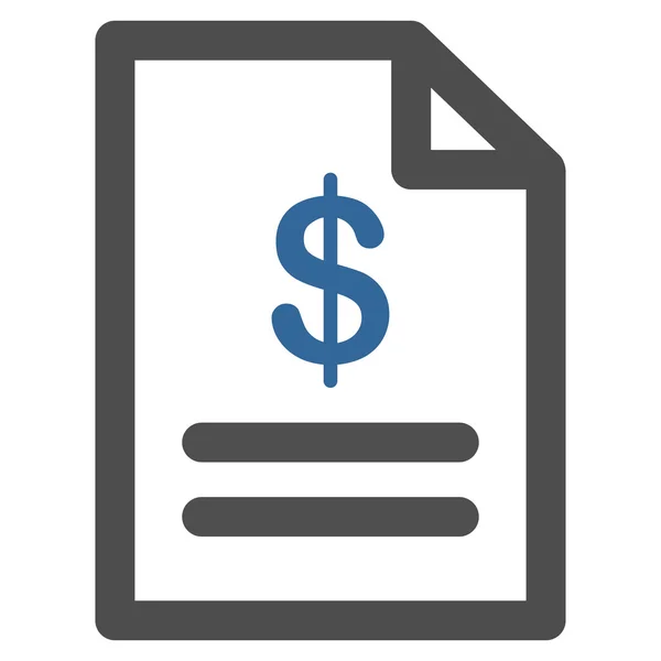 Invoice Flat Icon — Stock Photo, Image