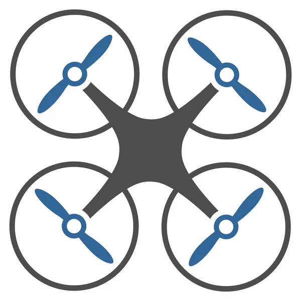 Nanocopter lapos ikon — Stock Fotó