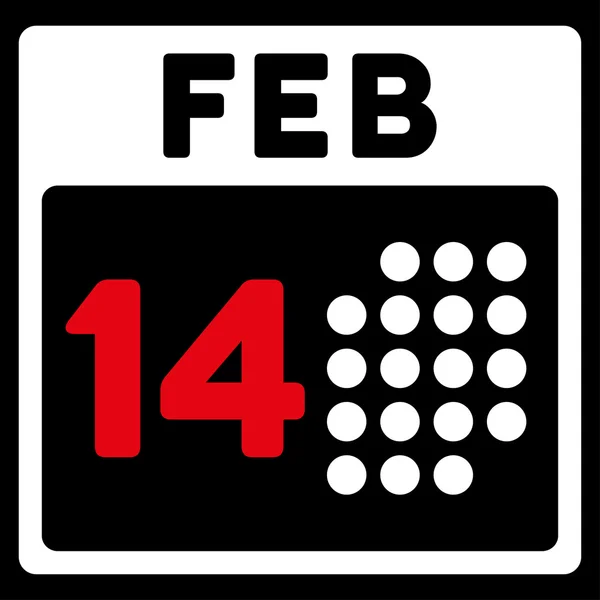 Romantický Valentýn datum ikona — Stock fotografie