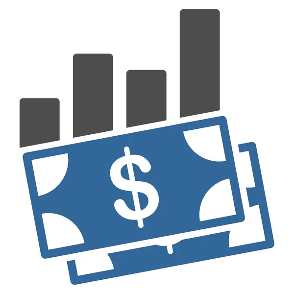 Sales Bar Chart Icon — Stock Photo, Image