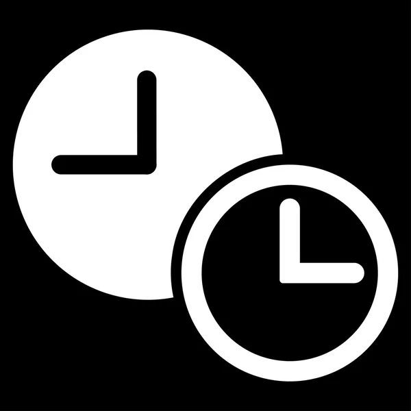 Clocks Flat Icon — Stock Photo, Image