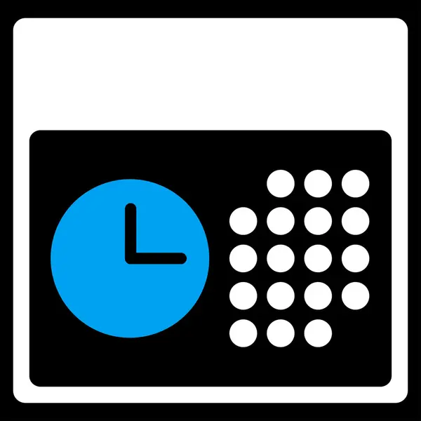 Tid och datum ikonen — Stockfoto