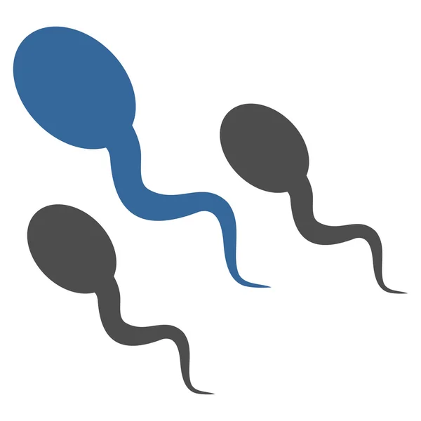 Sperm Flat Icon — Stock Photo, Image