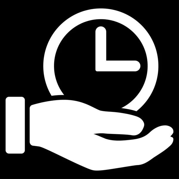 Ícone de serviço de tempo — Fotografia de Stock