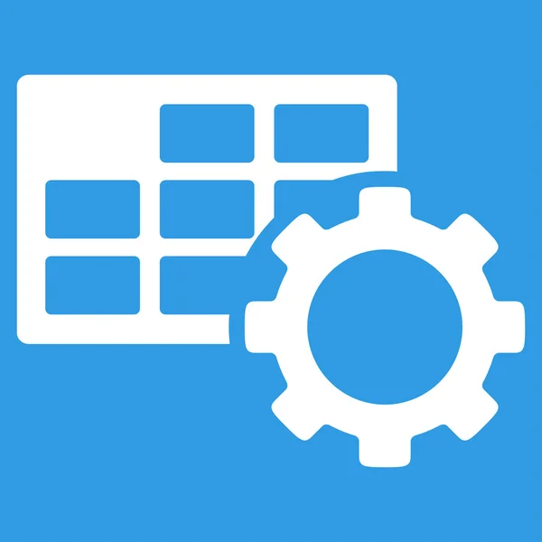 Schedule Setup Icon — Stock Photo, Image