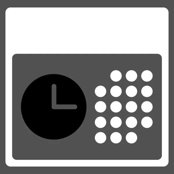 Idő és dátum ikon — Stock Fotó