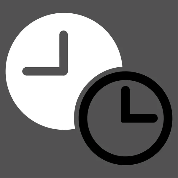 시계 평면 아이콘 — 스톡 사진