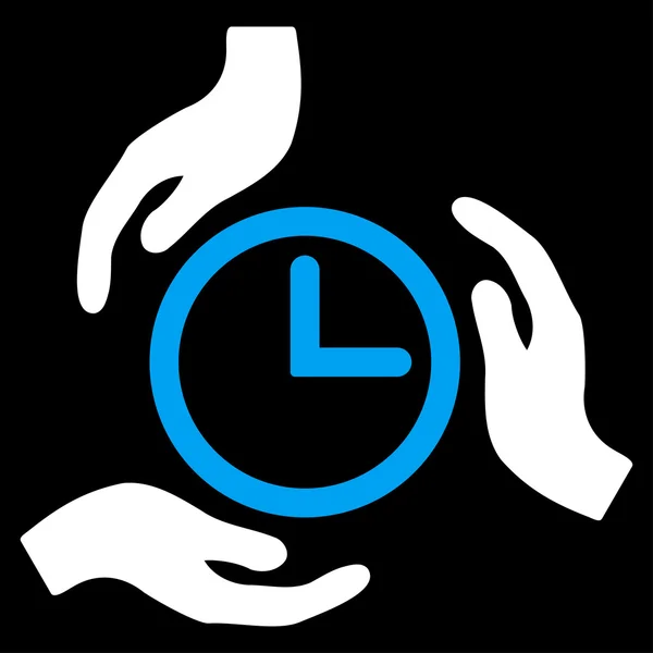 Zeitpflege-Ikone — Stockvektor