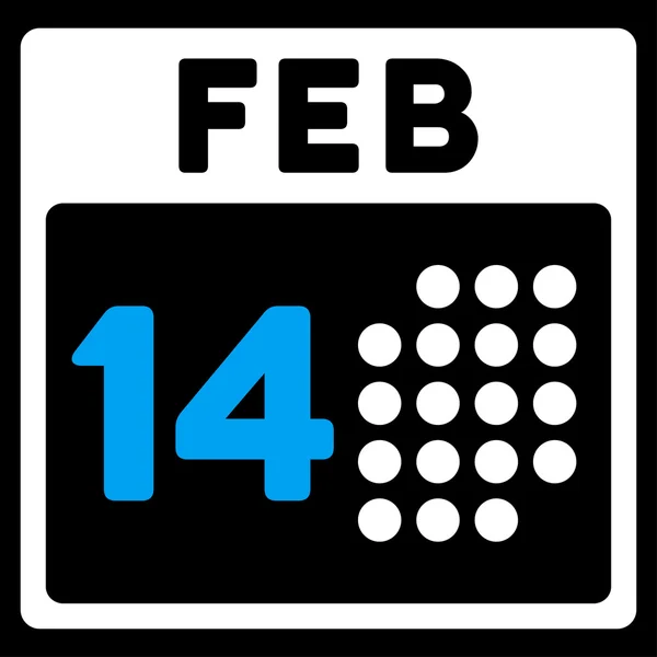 Romantický Valentýn datum ikona — Stockový vektor