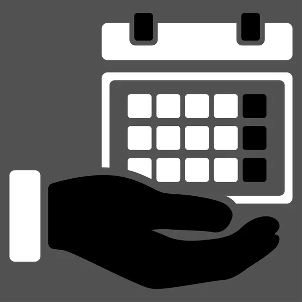 Icono de horario de servicio — Vector de stock