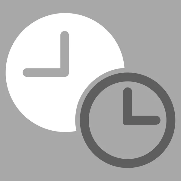 Часы Flat Icon — стоковый вектор