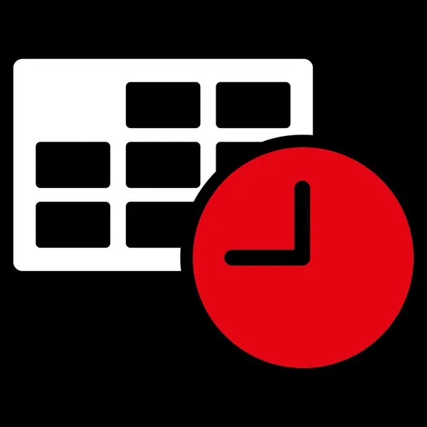 Date et heure Icône — Image vectorielle