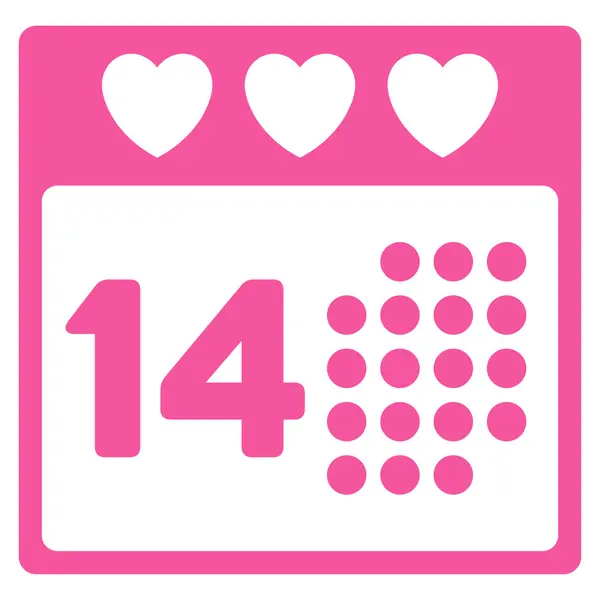 San Valentín icono del Día del Amor — Vector de stock