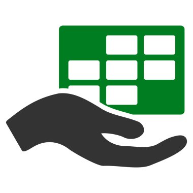 Hizmet zamanlama simgesini