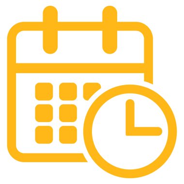 Timetable Flat Icon clipart