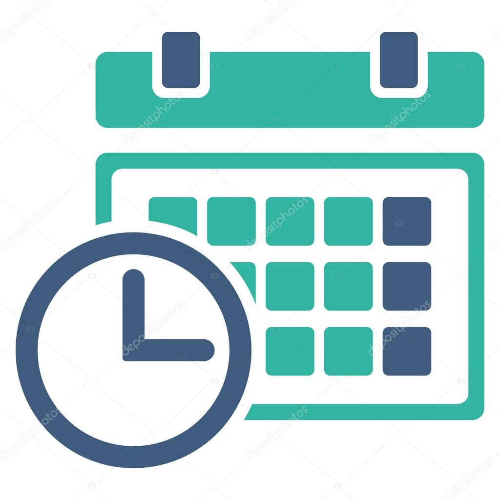 Date And Time Icon Stock Vector C Ahasoft 91610678