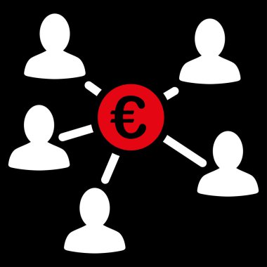 Euro müşteri ödemeleri simgesi