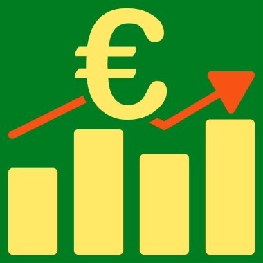 Euro iş grafik simgesini