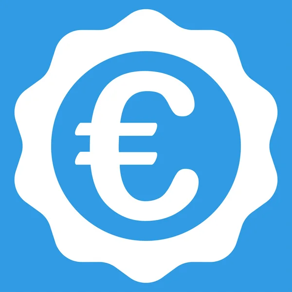 Icône du sceau Euro Award — Image vectorielle