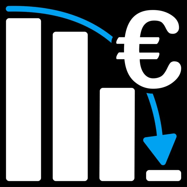 Euro Epic Fail Crisis Icône — Image vectorielle