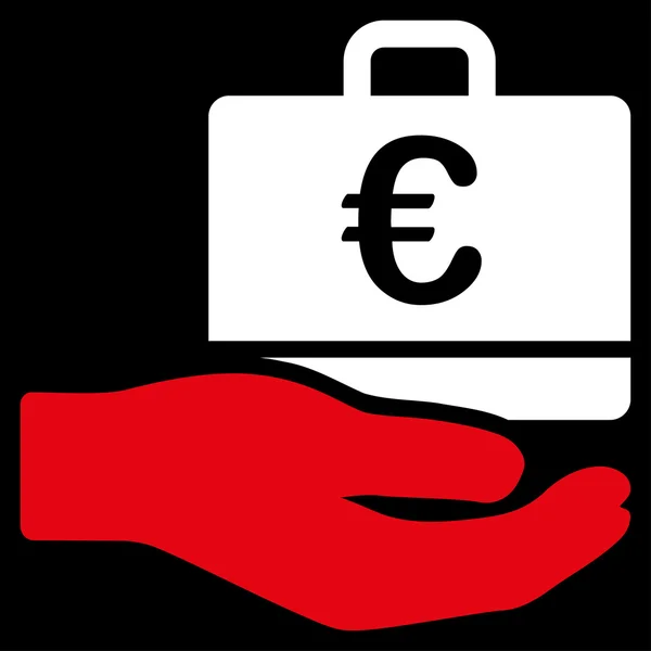 Euro Accounting Service pictogram — Stockvector