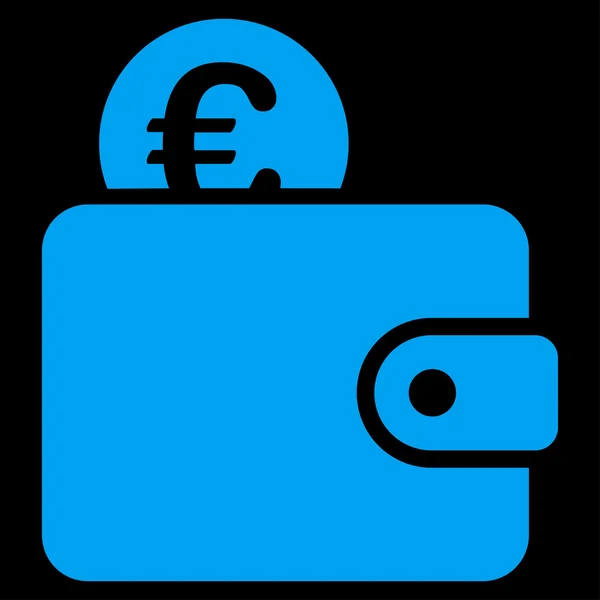 Euro Wallet Icon — Stock Vector