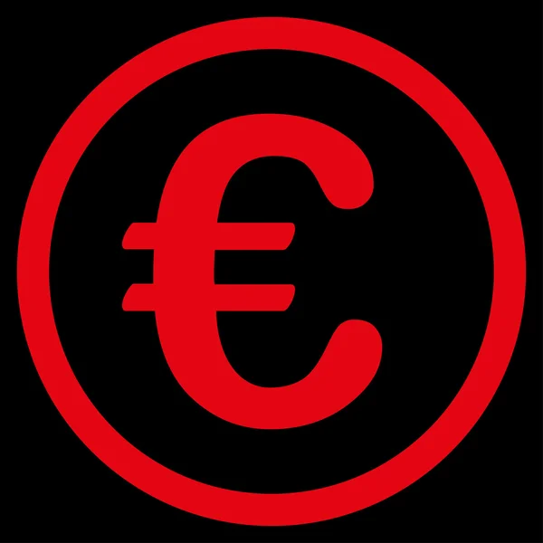 Euro moneda icono — Archivo Imágenes Vectoriales