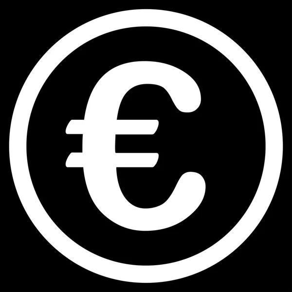 Ikona monety euro — Wektor stockowy