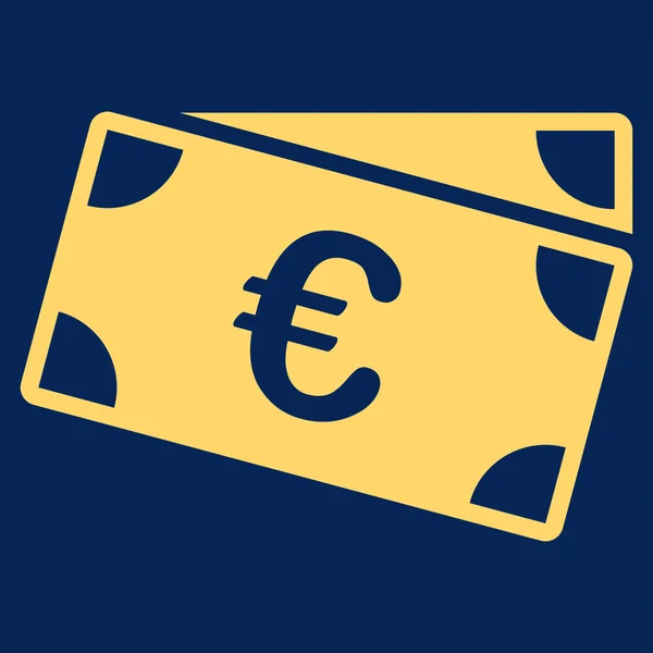 Symbol für Euro-Banknoten — Stockvektor