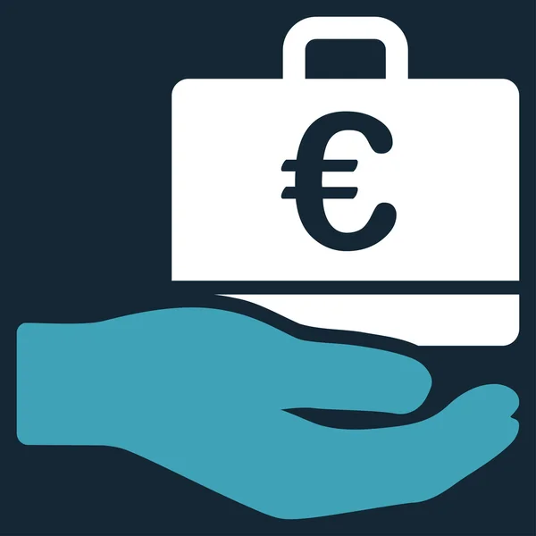 Euro Accounting Service pictogram — Stockvector